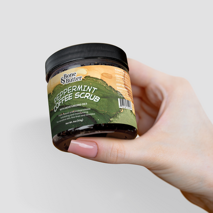 solikka Peppermint Coffee Scrub 4 oz