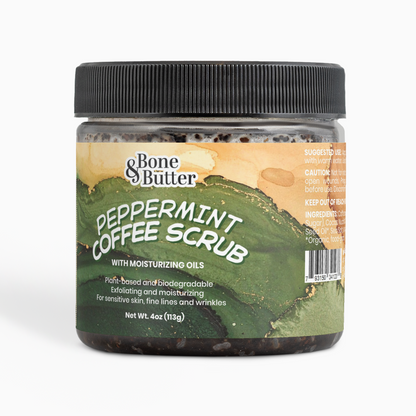 solikka Peppermint Coffee Scrub 4 oz