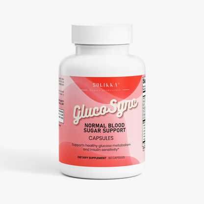 solikka GlucoSync Normal Blood Sugar Support 60 Ct