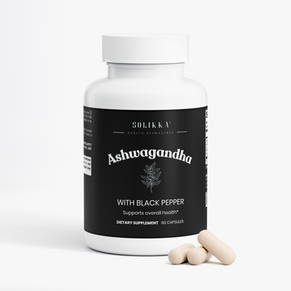 solikka Ashwagandha with Black Pepper 60 Ct