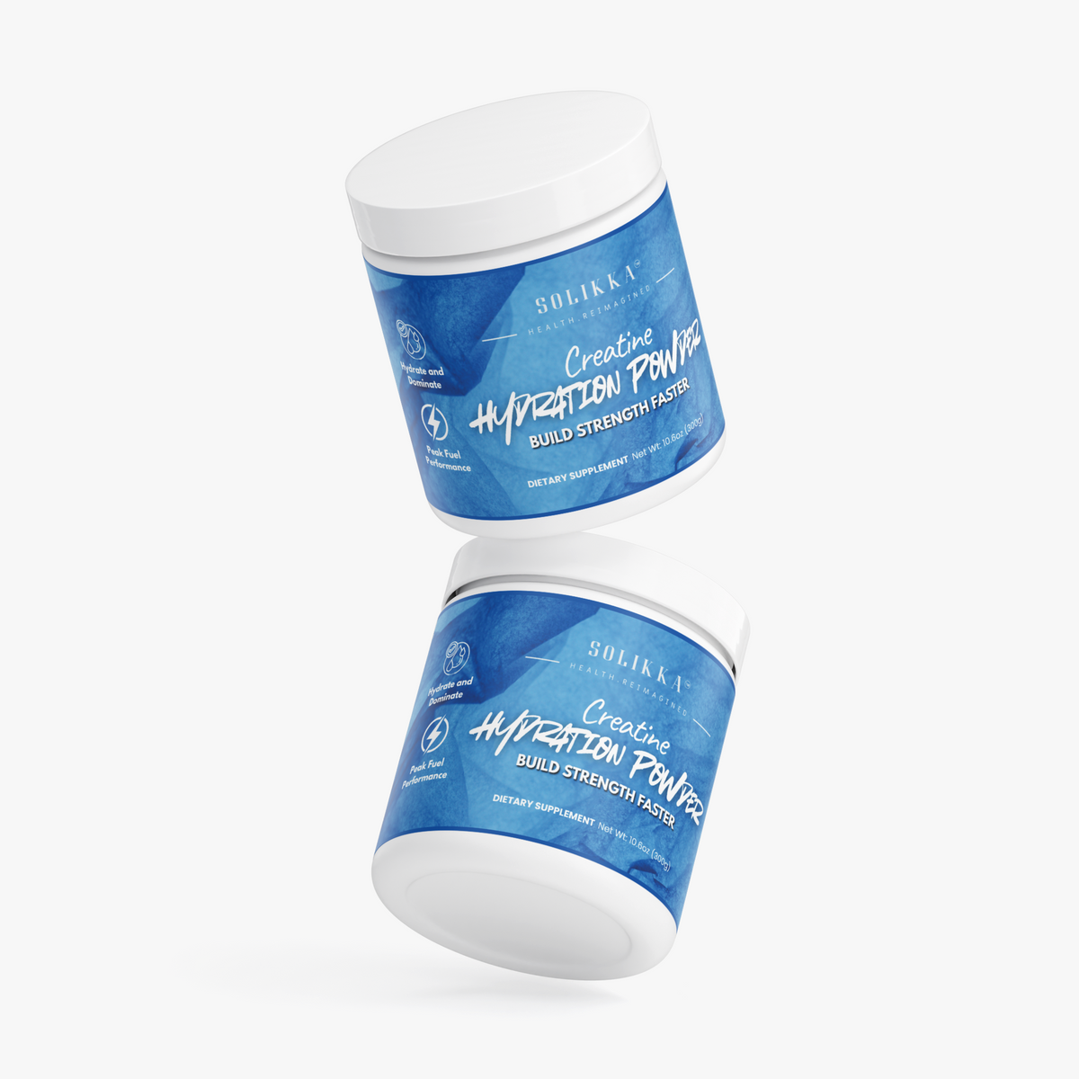 solikka Creatine Hydration Enhanced Powder 300mg - 13.6oz