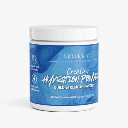 solikka Creatine Hydration Enhanced Powder 300mg - 13.6oz