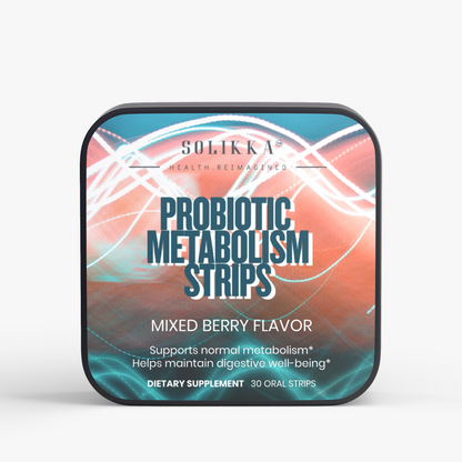 solikka Probiotic + Metabolism Mixed Berry Flavor 30 Oral Strips