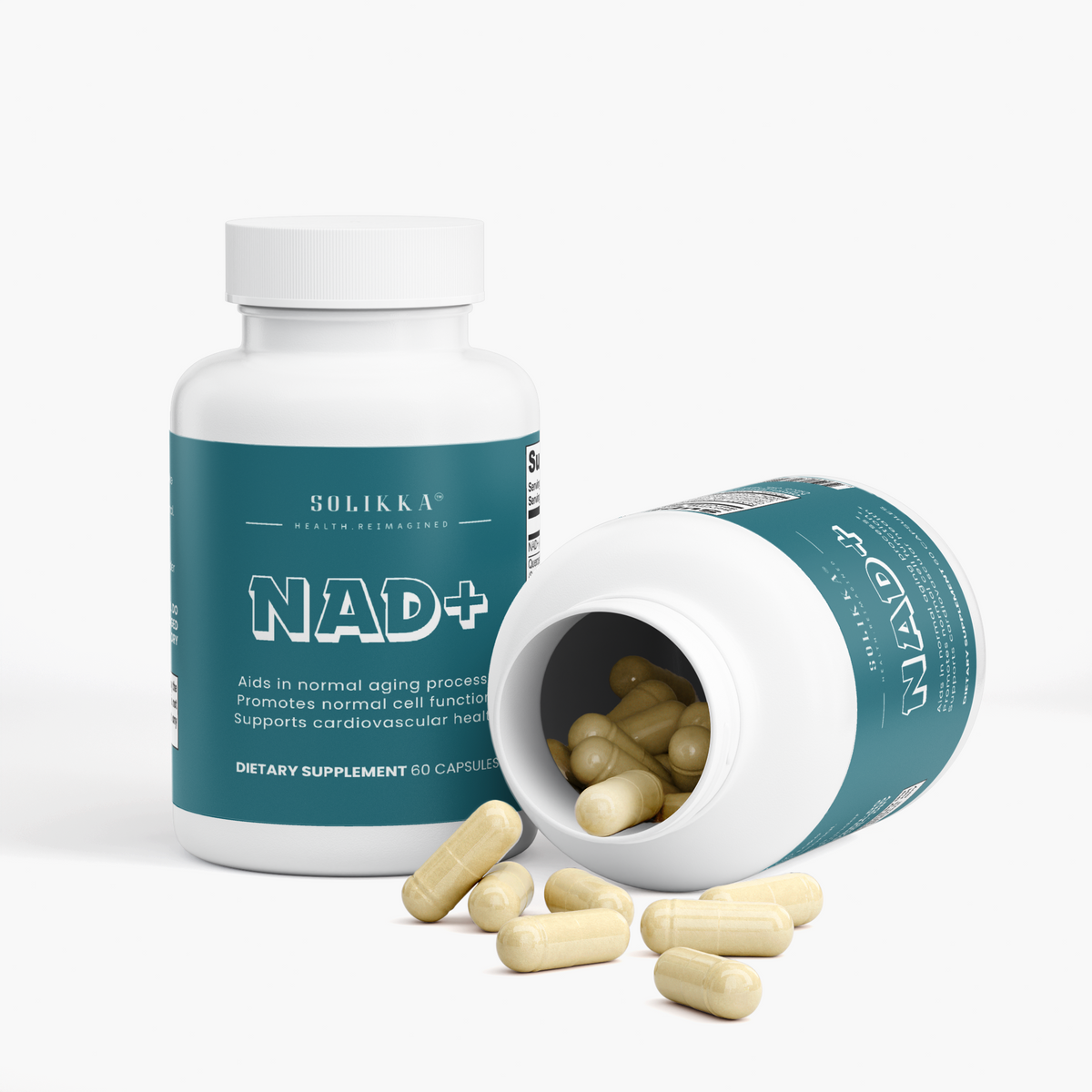 solikka NAD+ Capsules 60 Ct
