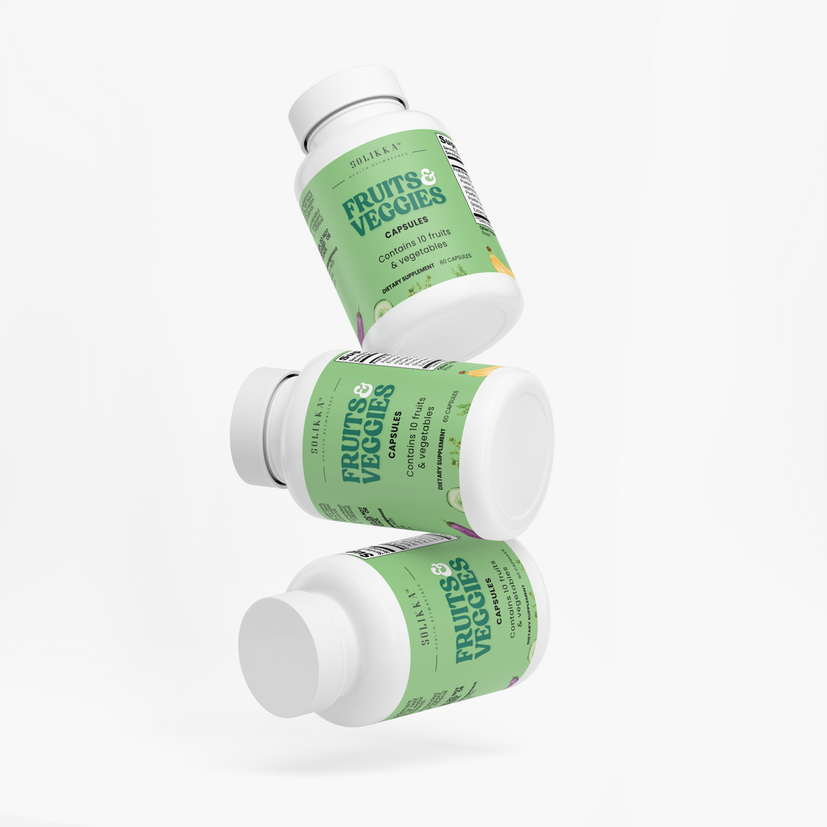 solikka Fruits and Veggies 60 Capsules
