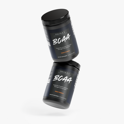 solikka BCAA Shock Powder (Fruit Punch) 11 Oz