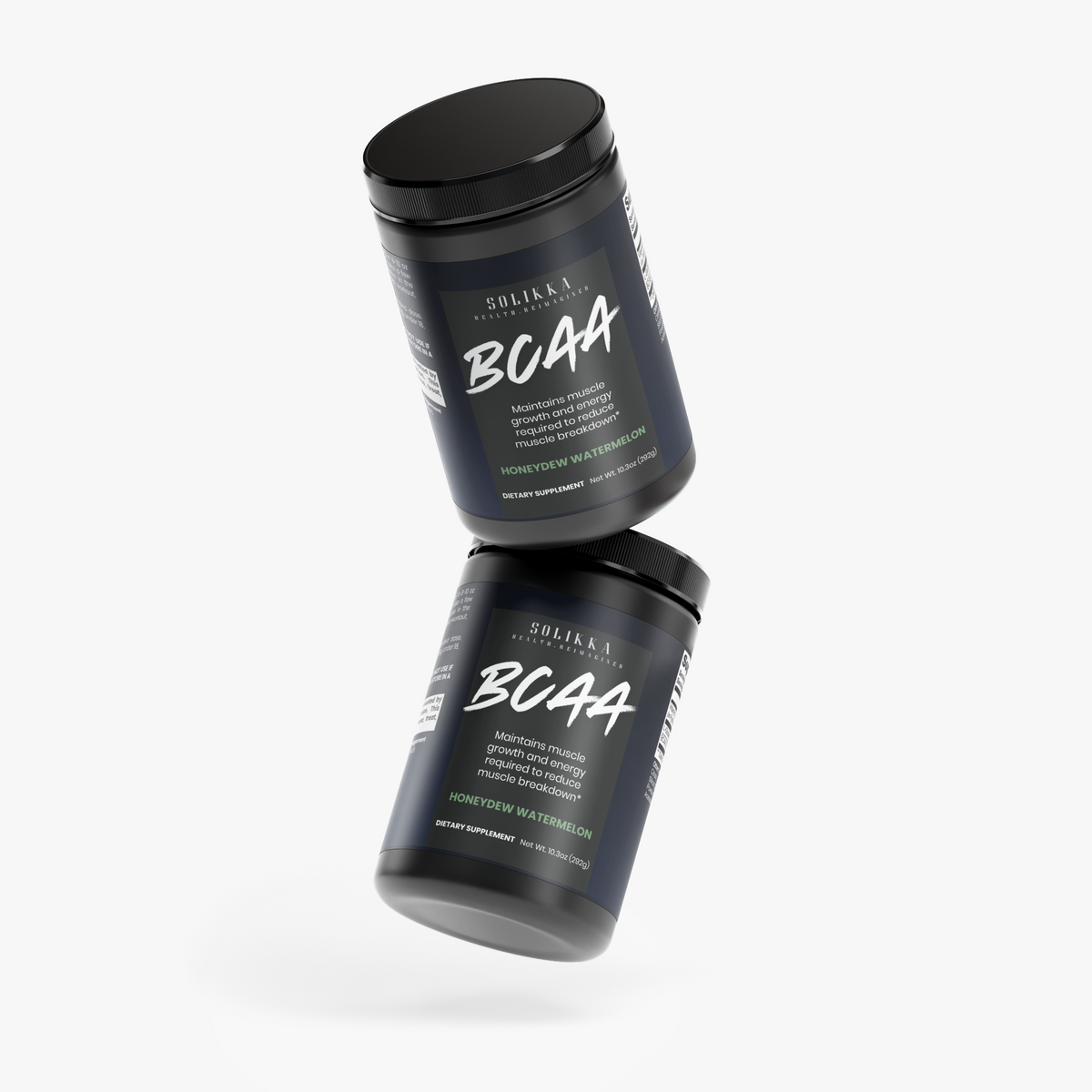 solikka BCAA Post Workout Powder (Honeydew/Watermelon) 10 .3Oz