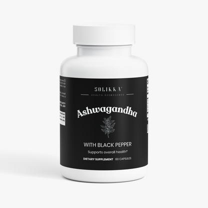 Solikka Ashwagandha with Black Pepper 60 Ct