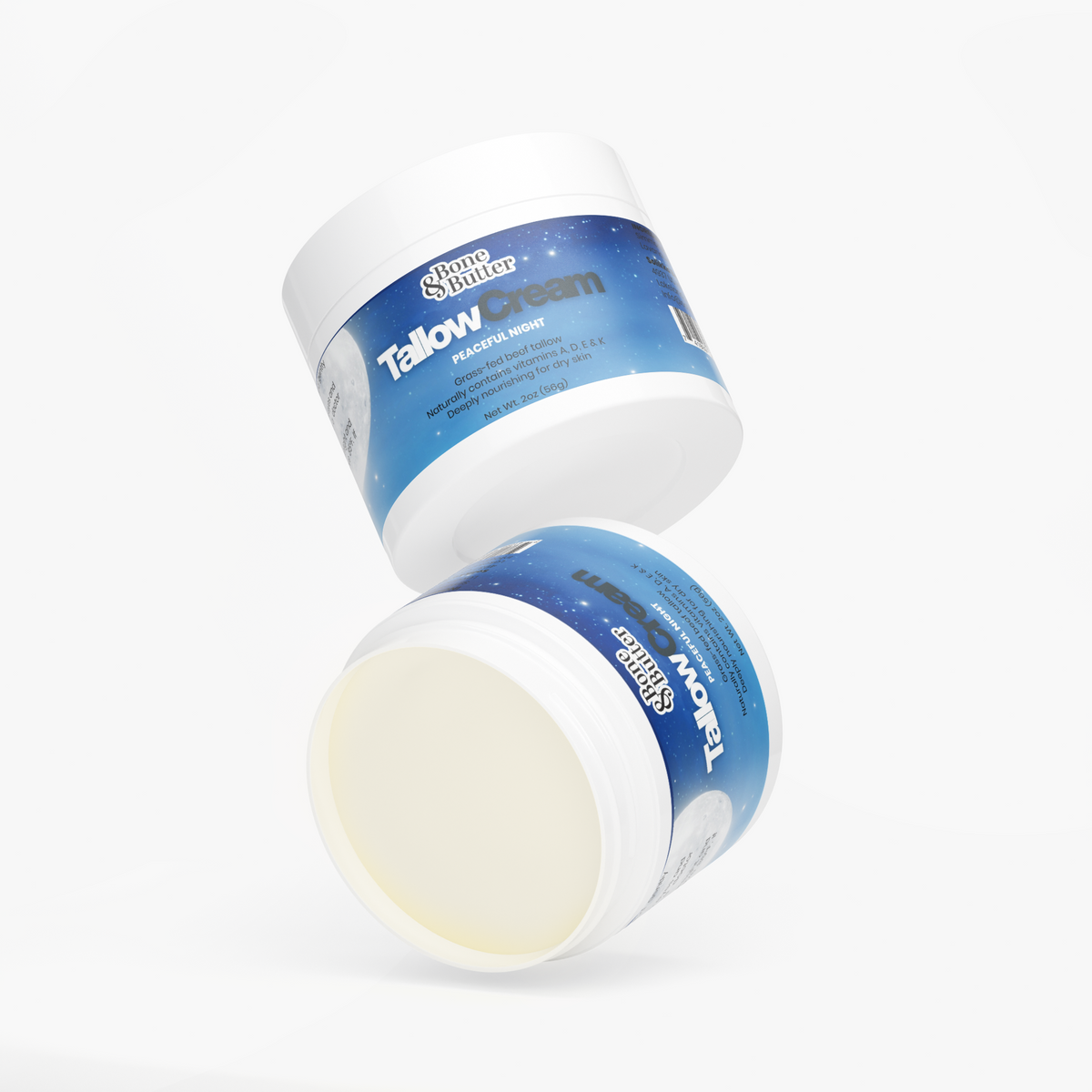 solikka Bone & Butter Tallow Cream Peaceful Night 2 Oz