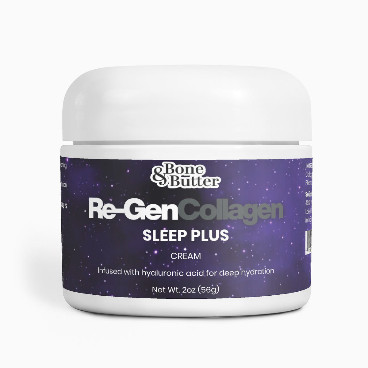 solikka Bone & Butter Sleep Plus Collagen Cream 2 Oz
