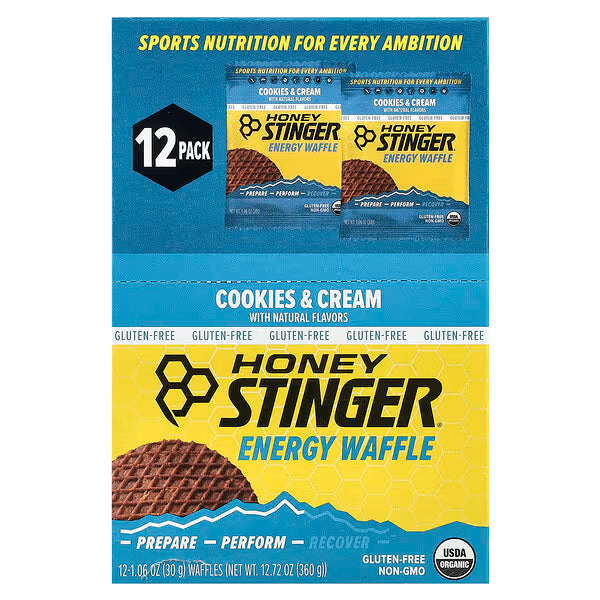 Cookies & Cream Energy Waffles 1.6 Oz