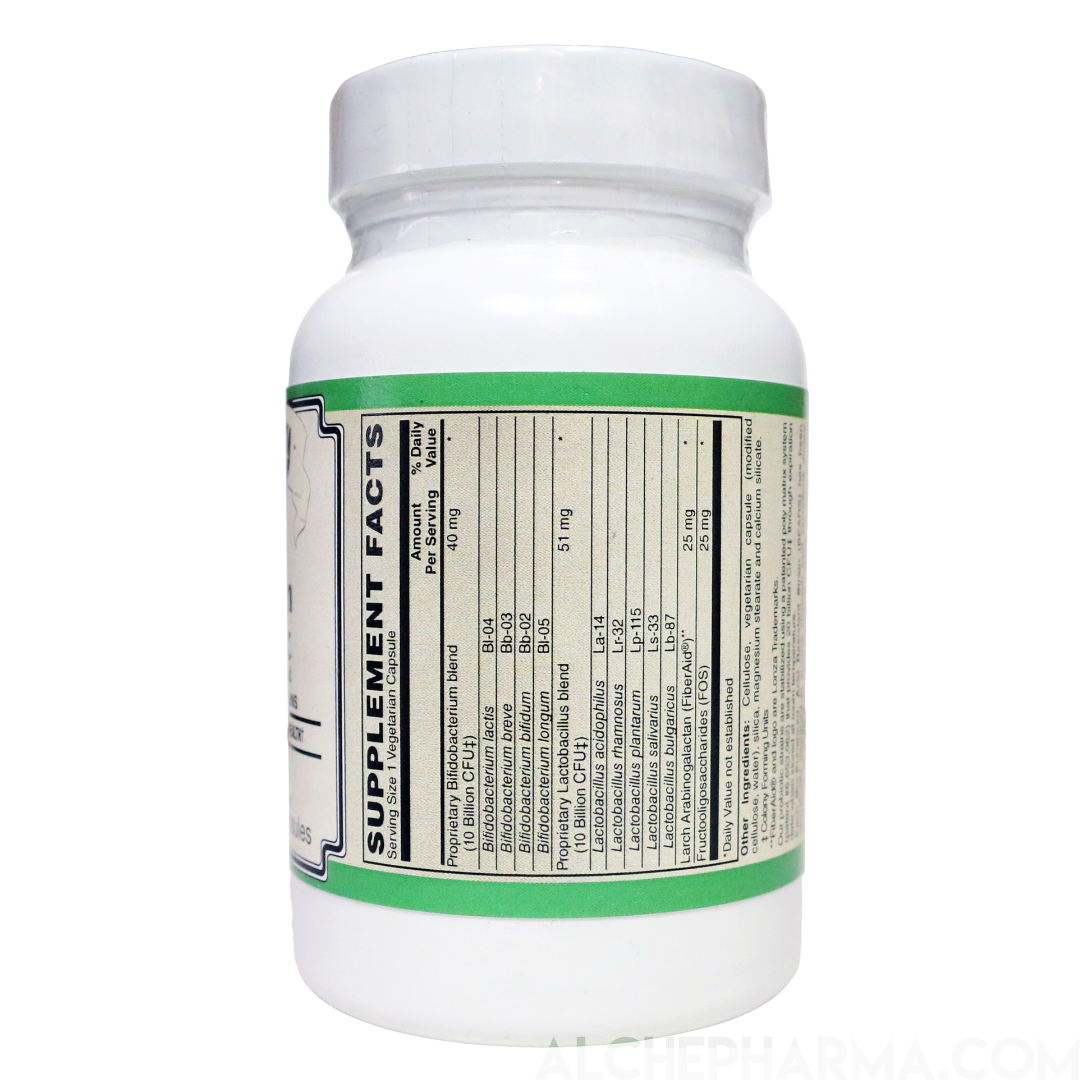 20 Billion Probiotic 9 Strains designed for daily maintenance and w/prebiotics-Vitamins & Supplements-AlchePharma