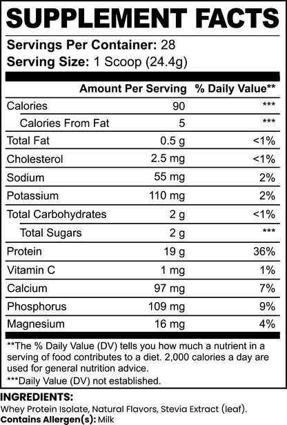 solikka Pure3 100% Whey Protein Isolate (Vanilla) 24.1 Oz