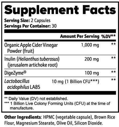 solikka Natural Gut Health Capsules 60 Ct