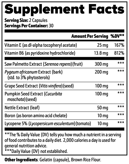 solikka Prostate Support 60 Capsules