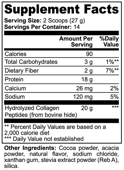 Grass Fed Collagen-Chocolate