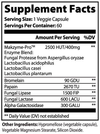 Solikka Digest Enzyme Pro Blend w/Maxzyme Pro