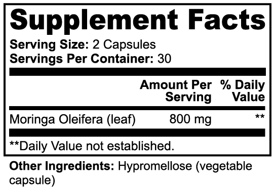 solikka Moringa Pure - 60 Caps