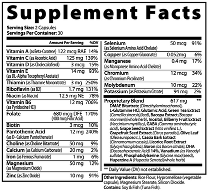 Neuro Boost Plus Brain & Focus Formula 60 Ct
