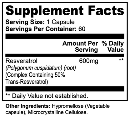 solikka Resveratrol 50% 600mg