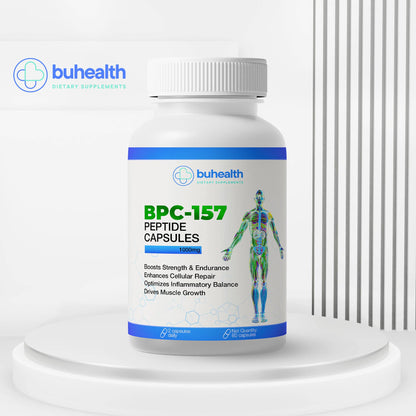 BPC-157 Capsules 1000 mcg | 60 Capsules | Made in USA | GMP