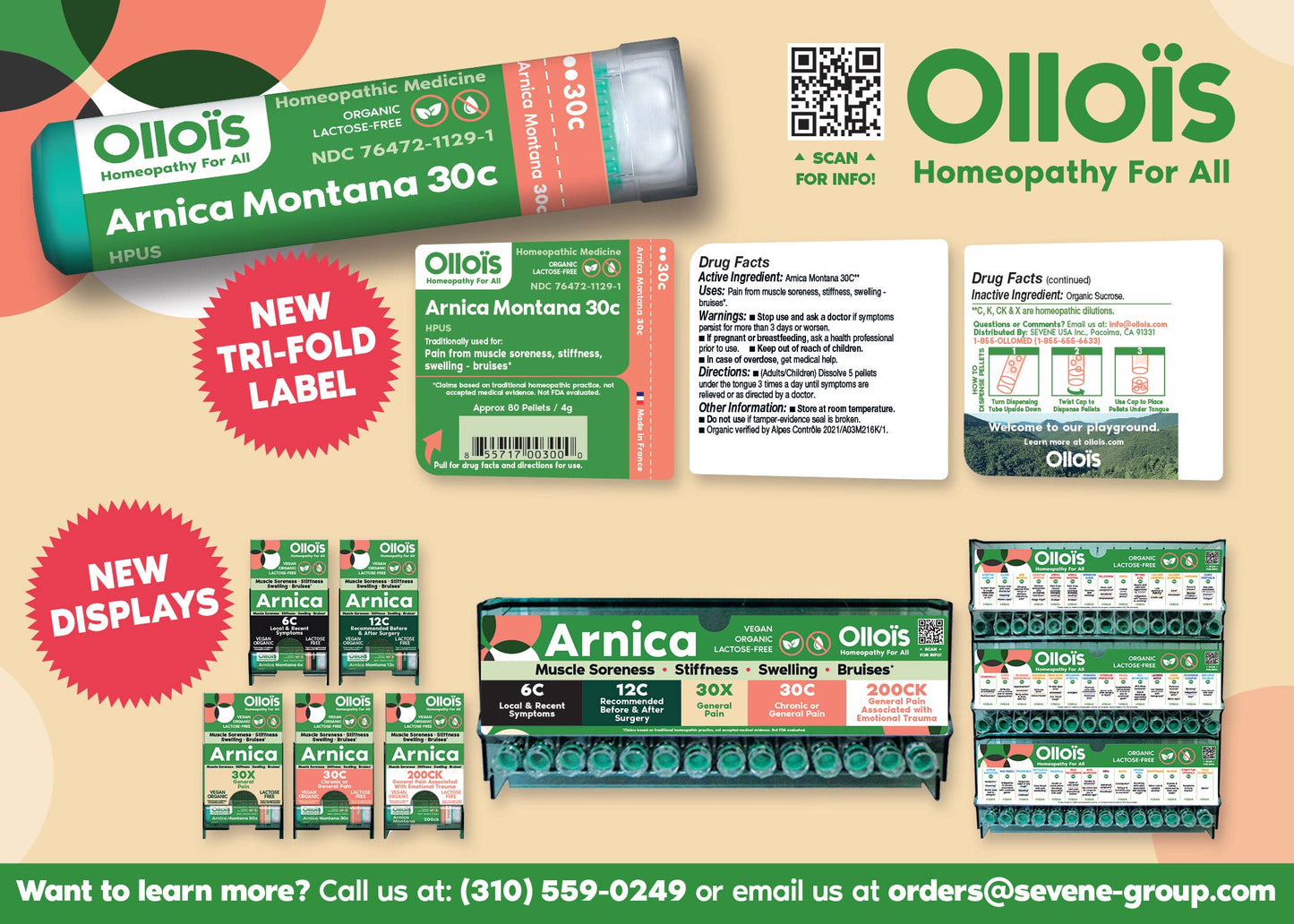 Olloïs Arnica Montana Dispenser 84 units (For Retail)
