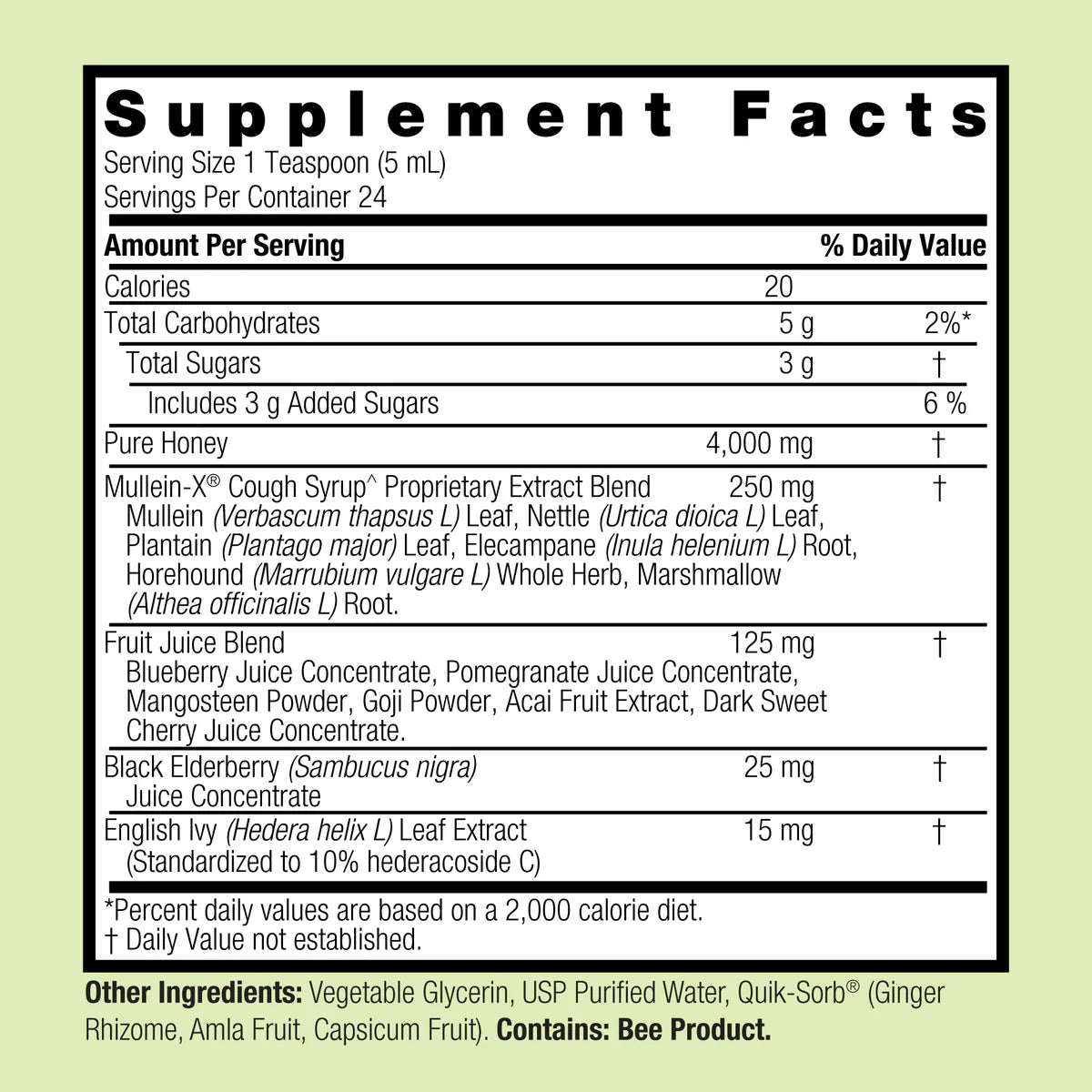 Natures Answer Mullein X Kids Cough Syrup