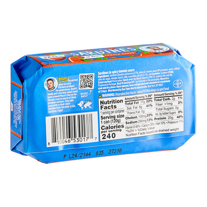 Sardines in Spicy Tomato Sauce 4.2oz