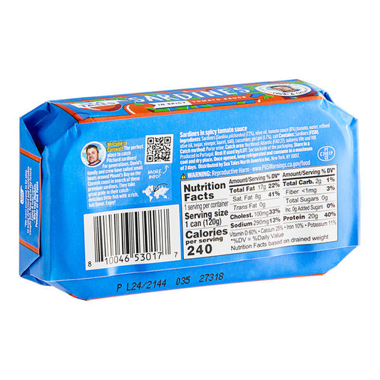 Sardines in Spicy Tomato Sauce 4.2oz