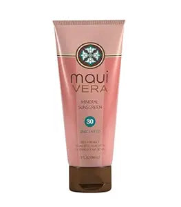 SPF 30 Unscented Mineral Sunscreen - Maui Vera