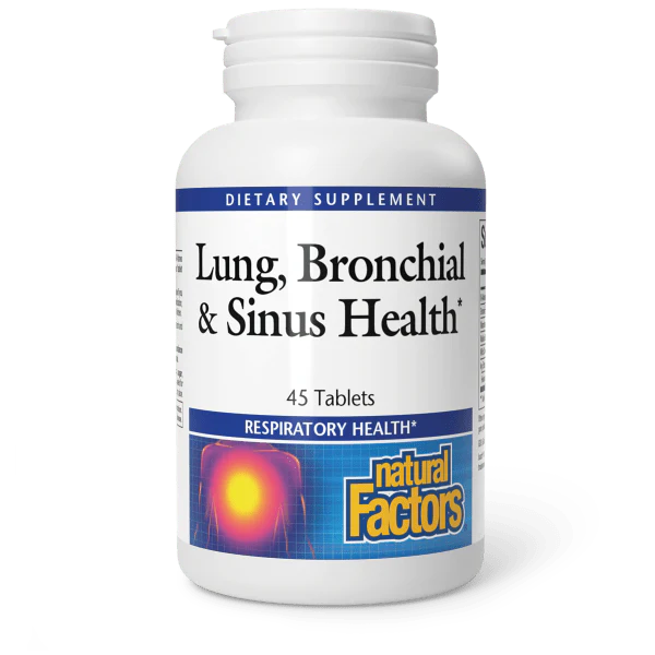 Lung, Bronchial & Sinus Health Tabs - Natural Factors