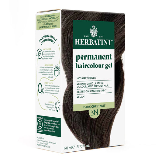 Permanent Hair Color Gel - 3N Dark Chestnut