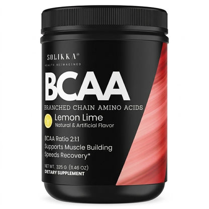 BCAA Lemon Lime 325g –with Glutamine 50 servings