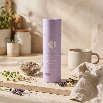 Nudora Probiotic + Prebiotic & Herbs Purple  Mood & Stress Support