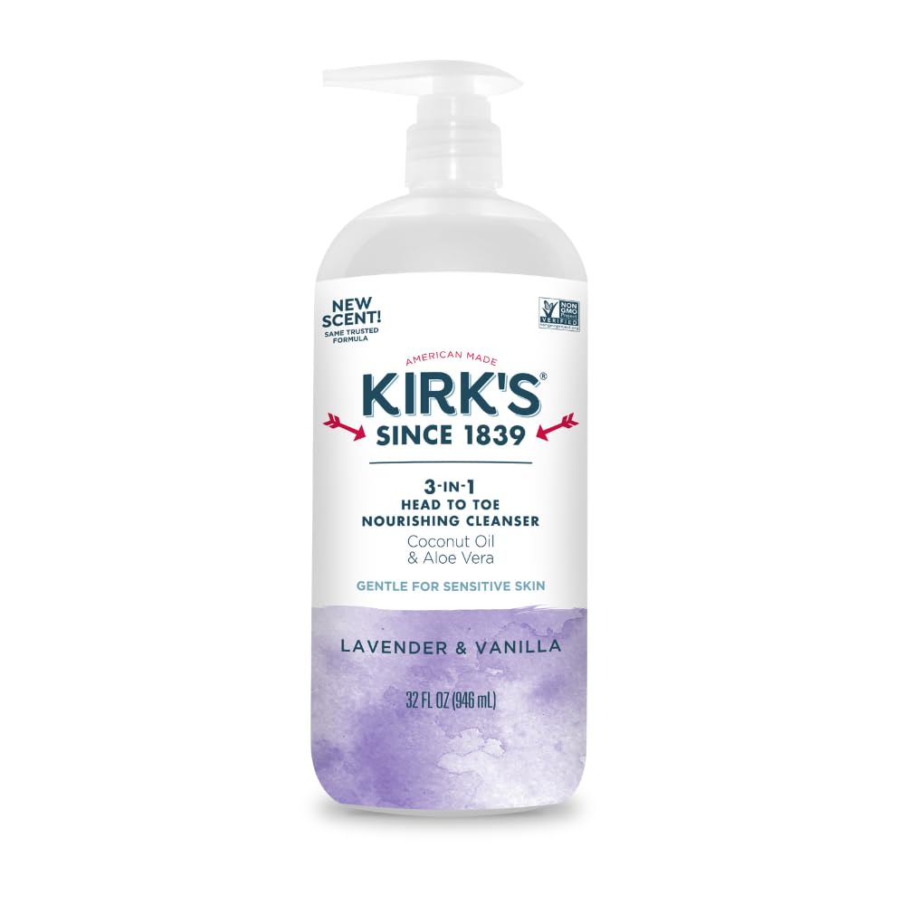 Kirk's Lavender & Vanilla 3-in-1 Nourishing Cleanser