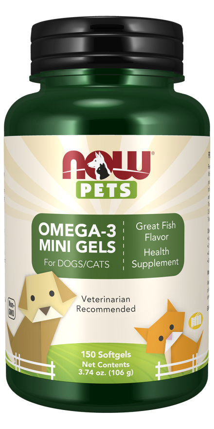 Omega-3 Mini Gels - for Dogs & Cats - 150 Softgels