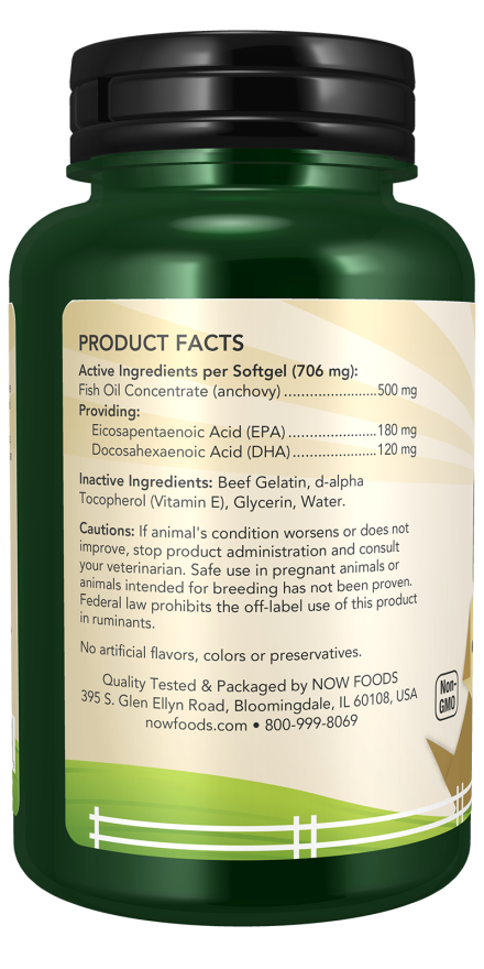 Omega-3 Mini Gels - for Dogs & Cats - 150 Softgels