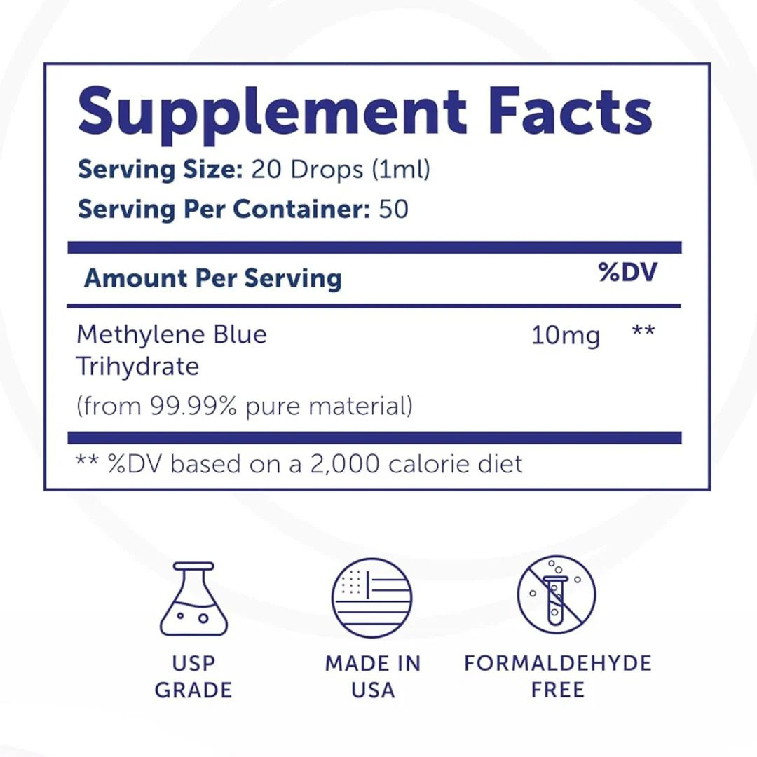 "Pro Methylene Blue Drops 1.69oz