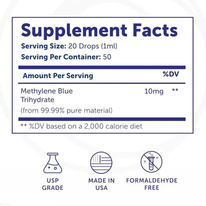 "Pro Methylene Blue Drops 1.69oz