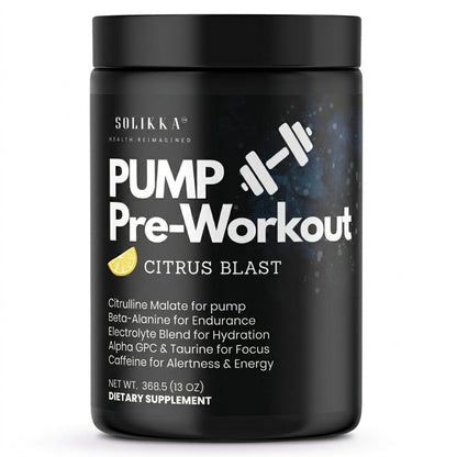 Pump Pre-Workout Citrus Blast 312g w/ Natural Flavor