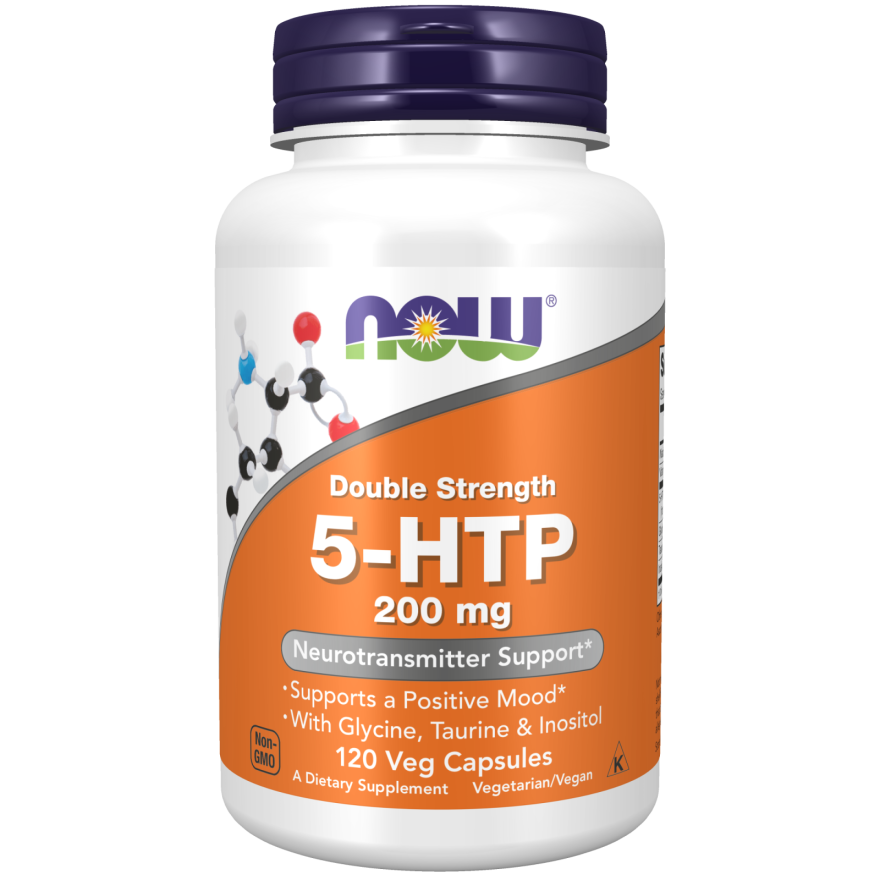 5-HTP, Double Strength 200 mg Veg Capsules-Amino Acids-AlchePharma