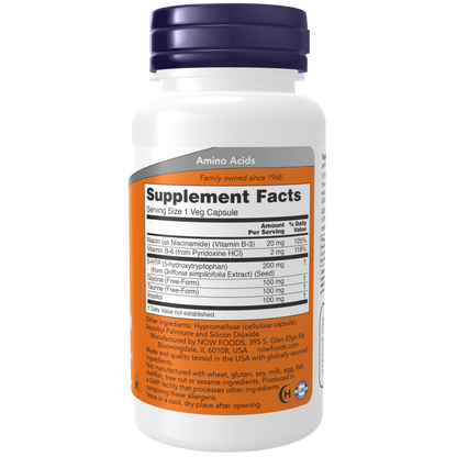 5-HTP, Double Strength 200 mg Veg Capsules-Amino Acids-AlchePharma