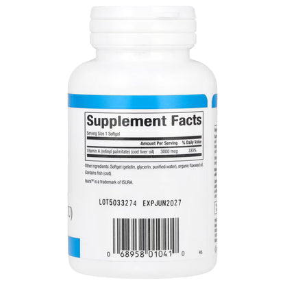Natural Factors Vitamin A 10,000 IU Softgels