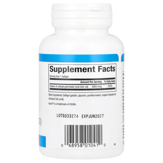 Natural Factors Vitamin A 10,000 IU Softgels