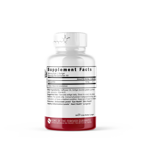 Astaxanthin 12 mg, 60 ct