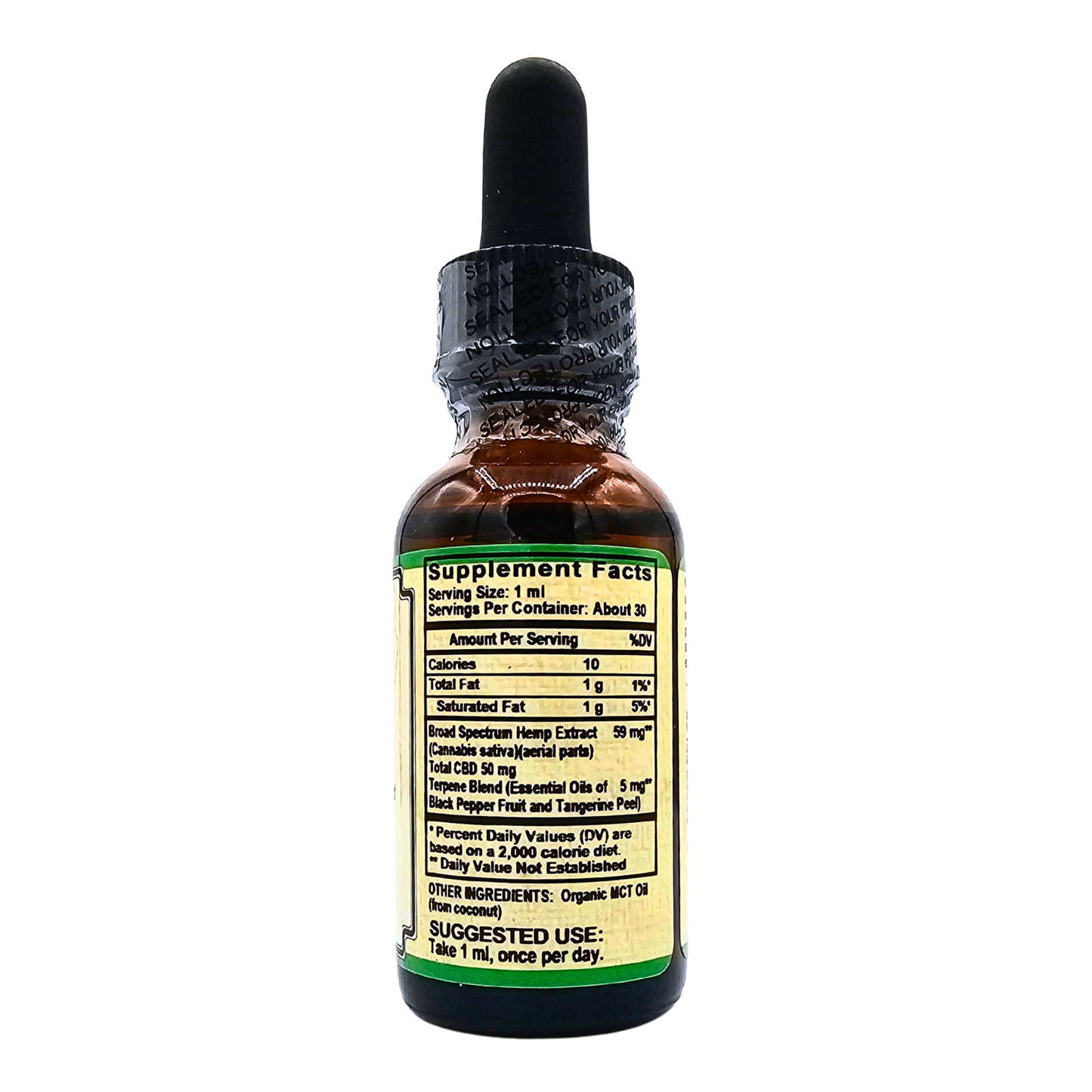 CBD Tincture - Broad Spectrum Hemp Extract