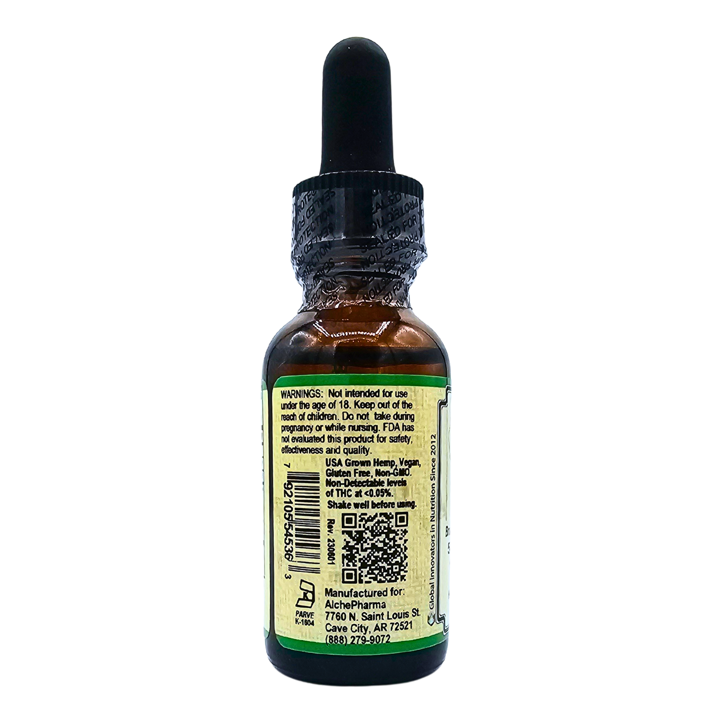 CBD Tincture - Broad Spectrum Hemp Extract