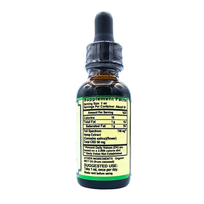 CBD Tincture - Full Spectrum Hemp Extract