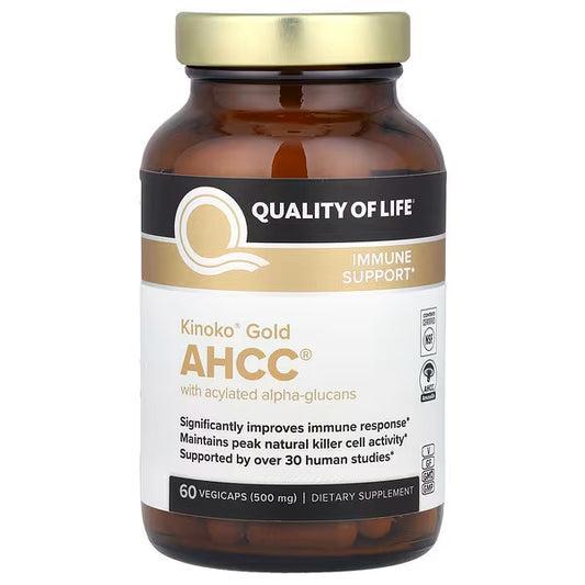 Kinoko Gold AHCC 500 mg, 60 Vegicaps