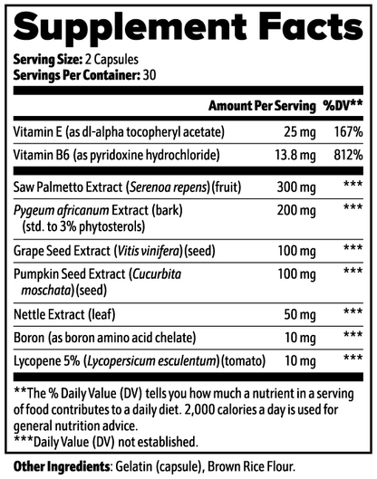Prostate Support 60 Capsules